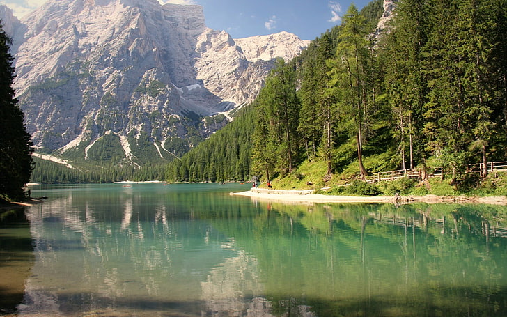body of water, lake, nature, Canada, HD wallpaper