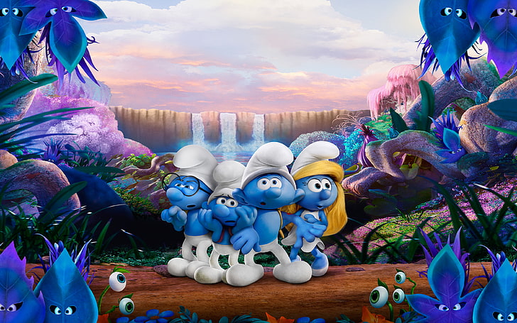 Smurfar The Lost Village, by, Lost, Smurfs, The, HD tapet