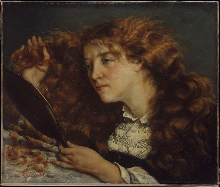 Gustave Courbet, klassisk konst, oljemålning, HD tapet