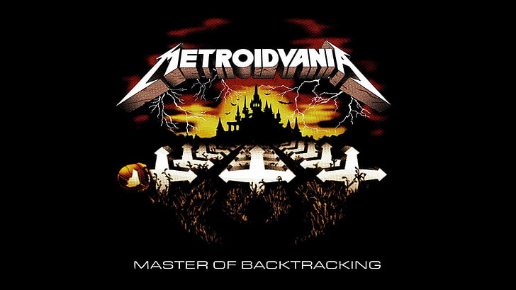Metroidvania wallpaper, Castlevania, metroidvania, Metroid, Metallica , Halloween, castle, graveyards, metal, HD wallpaper