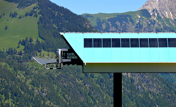 chairlift, design, gondola, graphic, leisure, material collection, mountains, ski lift, sky, transport, HD wallpaper