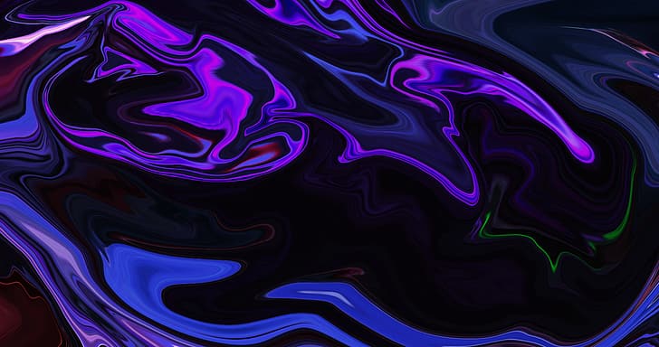 abstrak, bentuk, cairan, cairan, karya seni, seni digital, 8 K, penuh warna, Wallpaper HD