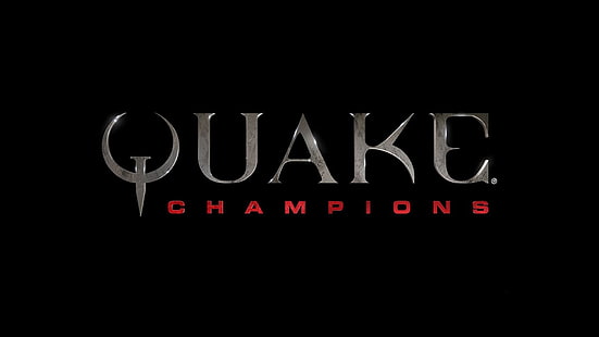 Quake, Champions Quake, Logo, Fond d'écran HD HD wallpaper