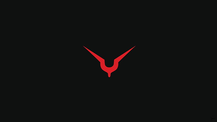 شعار أحمر على شكل حرف V ، Code Geass ، الشعار، خلفية HD