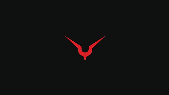 v-shaped red logo, Code Geass, logo, HD wallpaper HD wallpaper