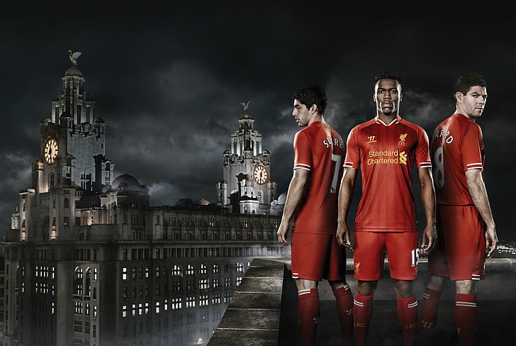 Fútbol, ​​Liverpool F.C., Daniel Sturridge, Luis Suárez, Steven Gerrard, Fondo de pantalla HD