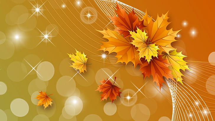 Silent Autumn, firefox persona, yellow, sunny, fall, leaves, bright, birch,  HD wallpaper | Wallpaperbetter