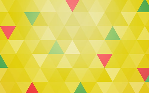 Желтый, Абстрактный, Современные, Дизайн, Фон, Цвета, Шаблон, Фигуры, Треугольники, Геометрия, Геометрические, Полигоны, Ромб, 8K, Абстрактный рождественский геометрический фон, HD обои HD wallpaper
