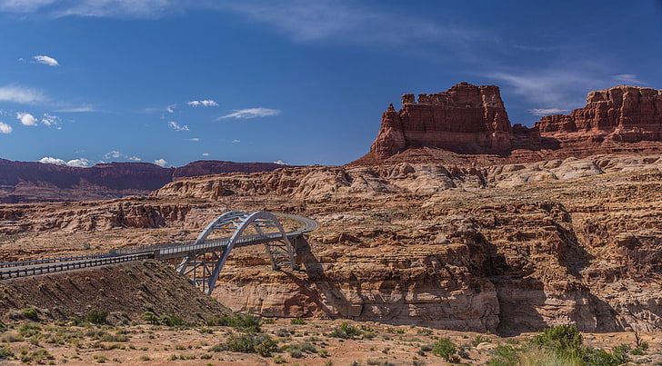 alam, pemandangan, jembatan, Utah, Wallpaper HD