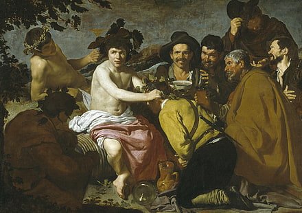 cuadro, mitología, El triunfo de Baco, Diego Velázquez, Fondo de pantalla HD HD wallpaper