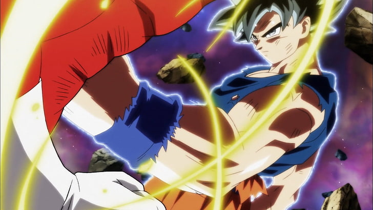 Illustration de Son Goku, Dragon Ball Super, Ultra-Instinct Goku, jiren, Dragon Ball, Fond d'écran HD