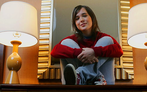 Aktrisler, Ellen Page, HD masaüstü duvar kağıdı HD wallpaper
