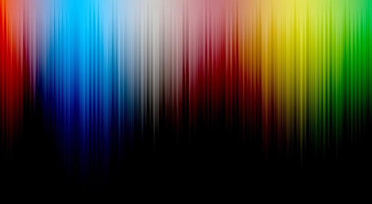 Color Spectrum Lines HD Wallpaper, multicolored wallpapee, Aero, Rainbow, HD wallpaper