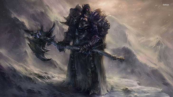 World of Warcraft, videogame, Cavaleiro da Morte, HD papel de parede