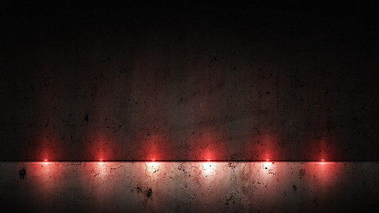 red wall lights, Wallpaper, elegant background, red light, indicator's, HD wallpaper HD wallpaper