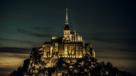 Mont Saint Michel, HD papel de parede HD wallpaper