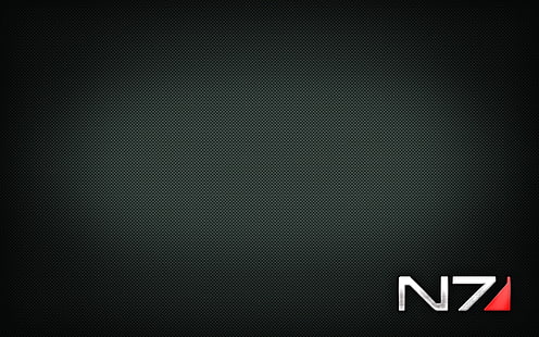 Лого N7, масов ефект 3, n7, фон, HD тапет HD wallpaper