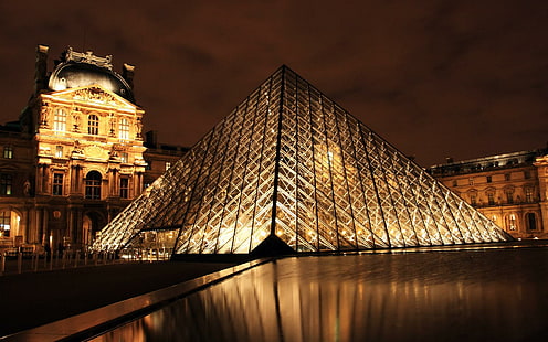 Paris Louvre Museum Arsitektur Gambar, arsitektur, gambar, louvre, museum, paris, Wallpaper HD HD wallpaper