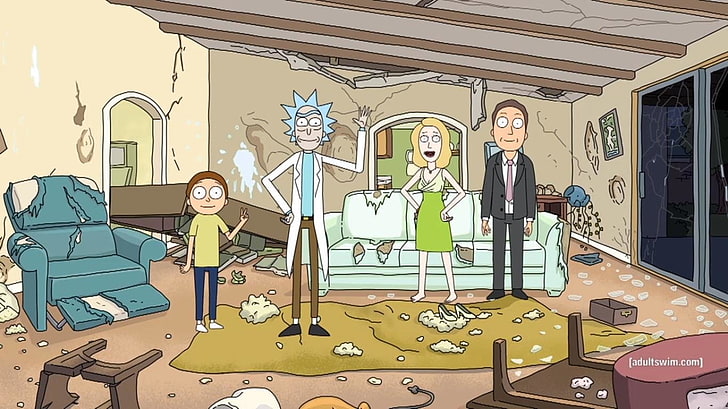 TV Show, Rick and Morty, Beth Smith, Jerry Smith, Morty Smith, Rick Sanchez, HD wallpaper