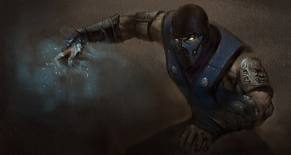Mortal Kombat Subzero hintergrundbilder, mortal kombat, ninja, sub-zero, kunst, HD-Hintergrundbild HD wallpaper