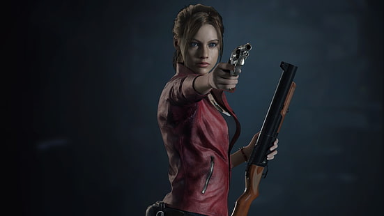 Клэр Редфилд, Resident Evil 2, Resident Evil 2, видеоигры, герои видеоигр, HD обои HD wallpaper