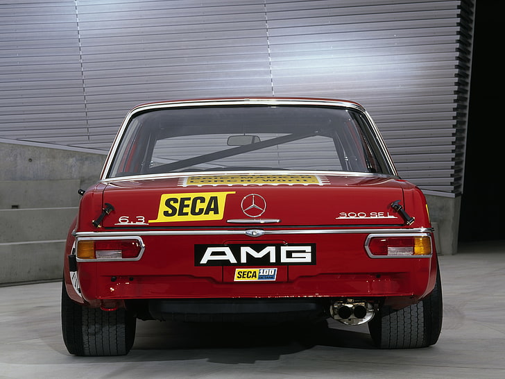 1971, 300, 6 3, amg, benz, car, mercedes, race, racing, sel, w109, HD wallpaper