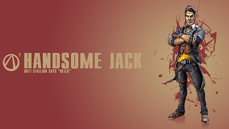Handsome Jack wallpaper, Borderlands 2, video games, HD wallpaper
