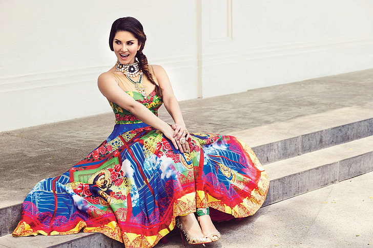 Sunny Leone, modelo, mulheres, atrizes de Bollywood, pornstar, HD papel de parede