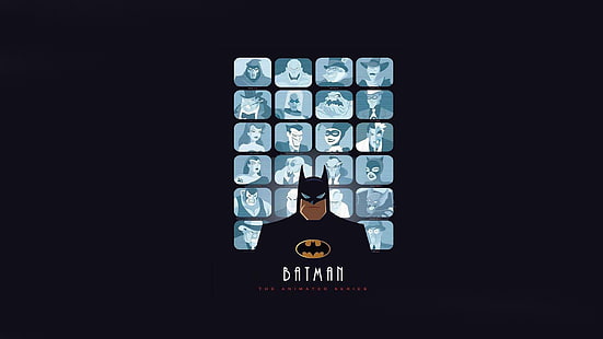 Batman Tapete, Batman: Die Zeichentrickserie, DC Comics, HD-Hintergrundbild HD wallpaper
