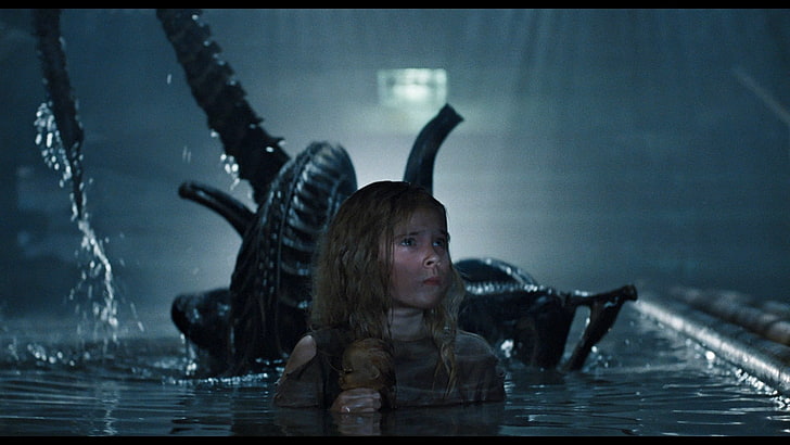Zrzut ekranu z filmu Alien, filmy, Alien (film), Aliens (film), Xenomorph, Tapety HD