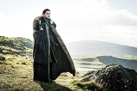 Kit Harington, Season 7, Jon Snow, Game of Thrones, 4K, HD wallpaper HD wallpaper