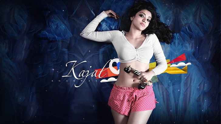Kajal Aggarwal Hot   Photoshoot, HD wallpaper