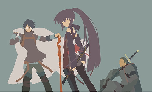 Anime, Log Horizon, Akatsuki (Log Horizon), Naotsugu (Log Horizon), Shiroe (Log Horizon), Fondo de pantalla HD HD wallpaper