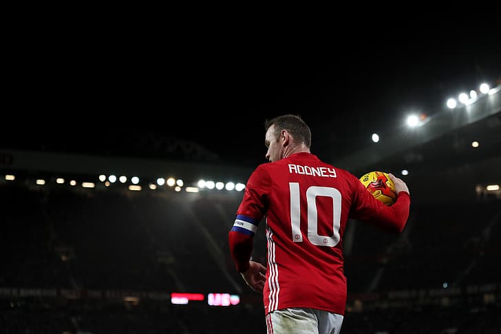 Old Trafford, Wayne Rooney, Manchester Unaited, HD-Hintergrundbild