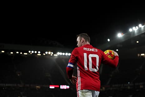 Old Trafford, Wayne Rooney, Manchester Unaited, Fondo de pantalla HD HD wallpaper