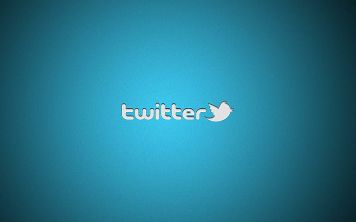 Simple Blue Twitter, simple, blue, twitter, HD wallpaper