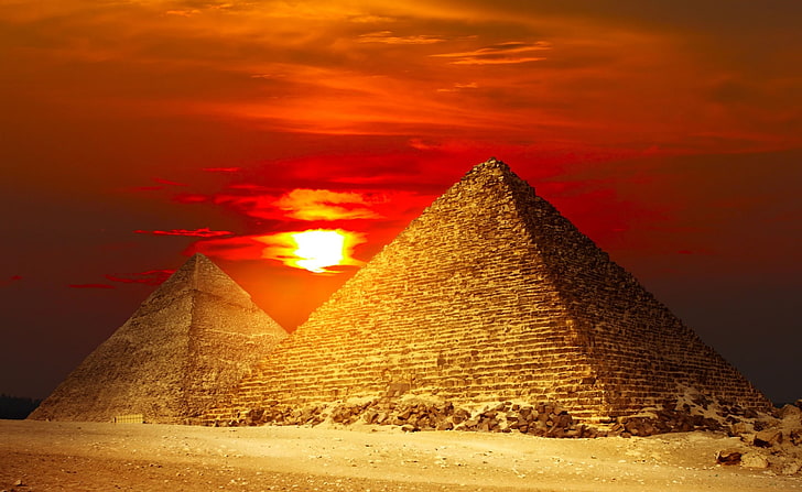 Pyramids Egypt, great Pyramids of Giza Egypt, Travel, Africa, Egypt, Pyramids, HD wallpaper