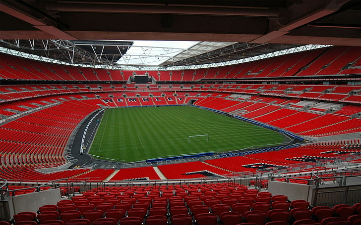 Wembley, estádio, estádio de futebol, futebol, HD papel de parede