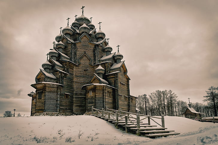 edificio, iglesia, Rusia, Fondo de pantalla HD