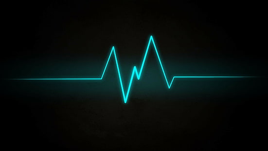 heartbeat, abstract, lines, HD wallpaper HD wallpaper