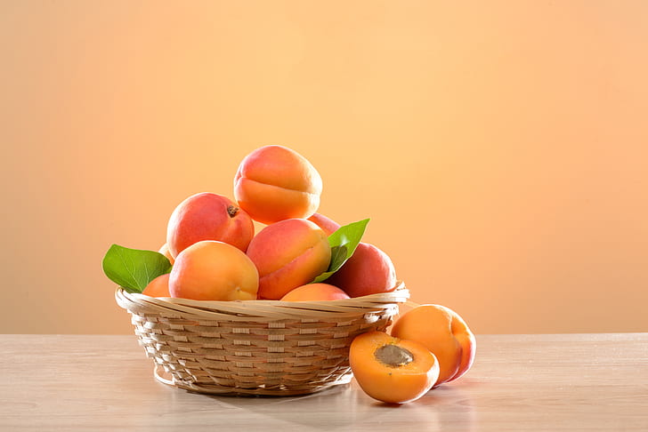 fruit, apricots, apricot, HD wallpaper