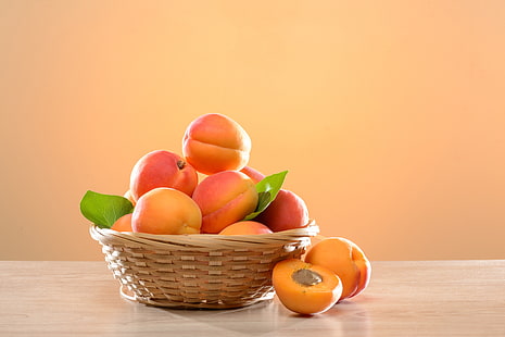 frutas, damascos, damasco, HD papel de parede HD wallpaper
