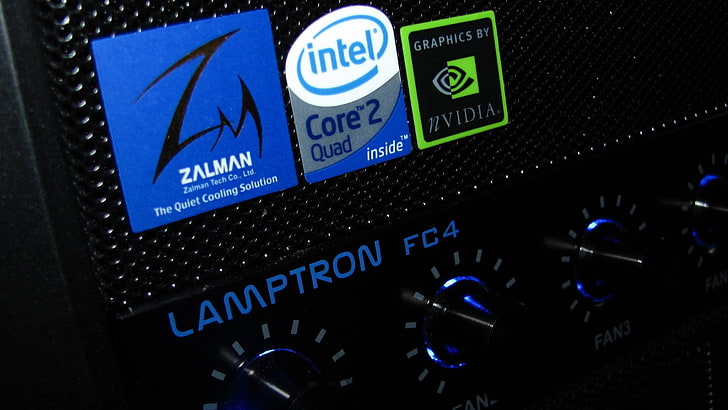 เครื่อง Lamptron FC4 สีดำและสีน้ำเงินเทคโนโลยี, วอลล์เปเปอร์ HD