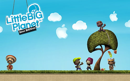 LittleBigPlanet Sackboy HD, planet besar kecil, video game, littlebigplanet, sackboy, Wallpaper HD HD wallpaper