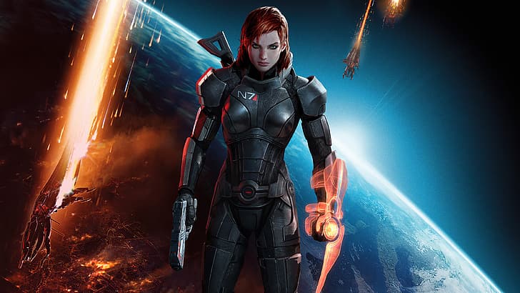 Mass Effect, Mass Effect 3, Komandan Shepard, video game, Wallpaper HD