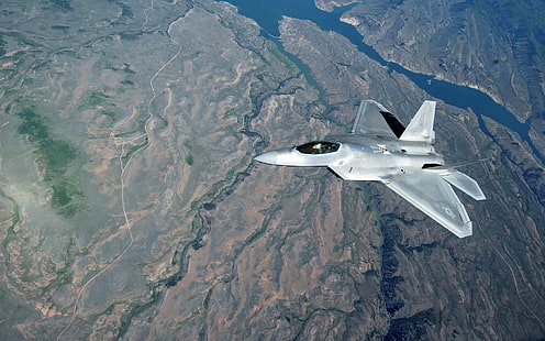 aircraft, military, airplane, war, F-22 Raptor, HD wallpaper HD wallpaper