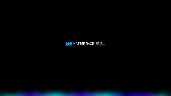 PC Master Race, PC Master Race, sombre, Fond d'écran HD