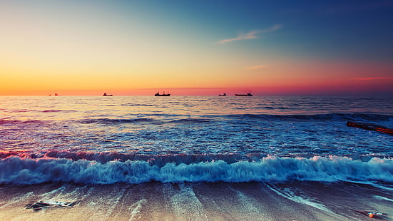 Piękna plaża, piękna, plaża, Tapety HD HD wallpaper