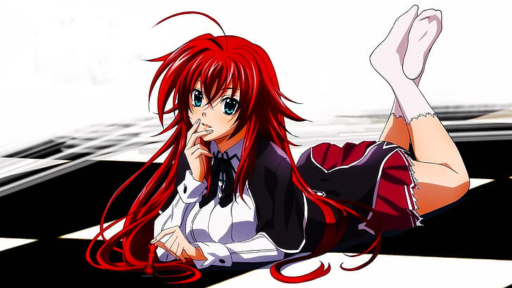 Anime, High School DxD, Mädchen, Langes Haar, Rotes Haar, Rias Gremory, HD-Hintergrundbild