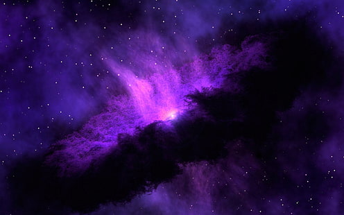 espace, bleu, violet, nébuleuse, étoile, génial, Fond d'écran HD HD wallpaper